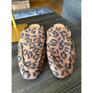 BCBGeneration Brown and Black Animal Print Loafers